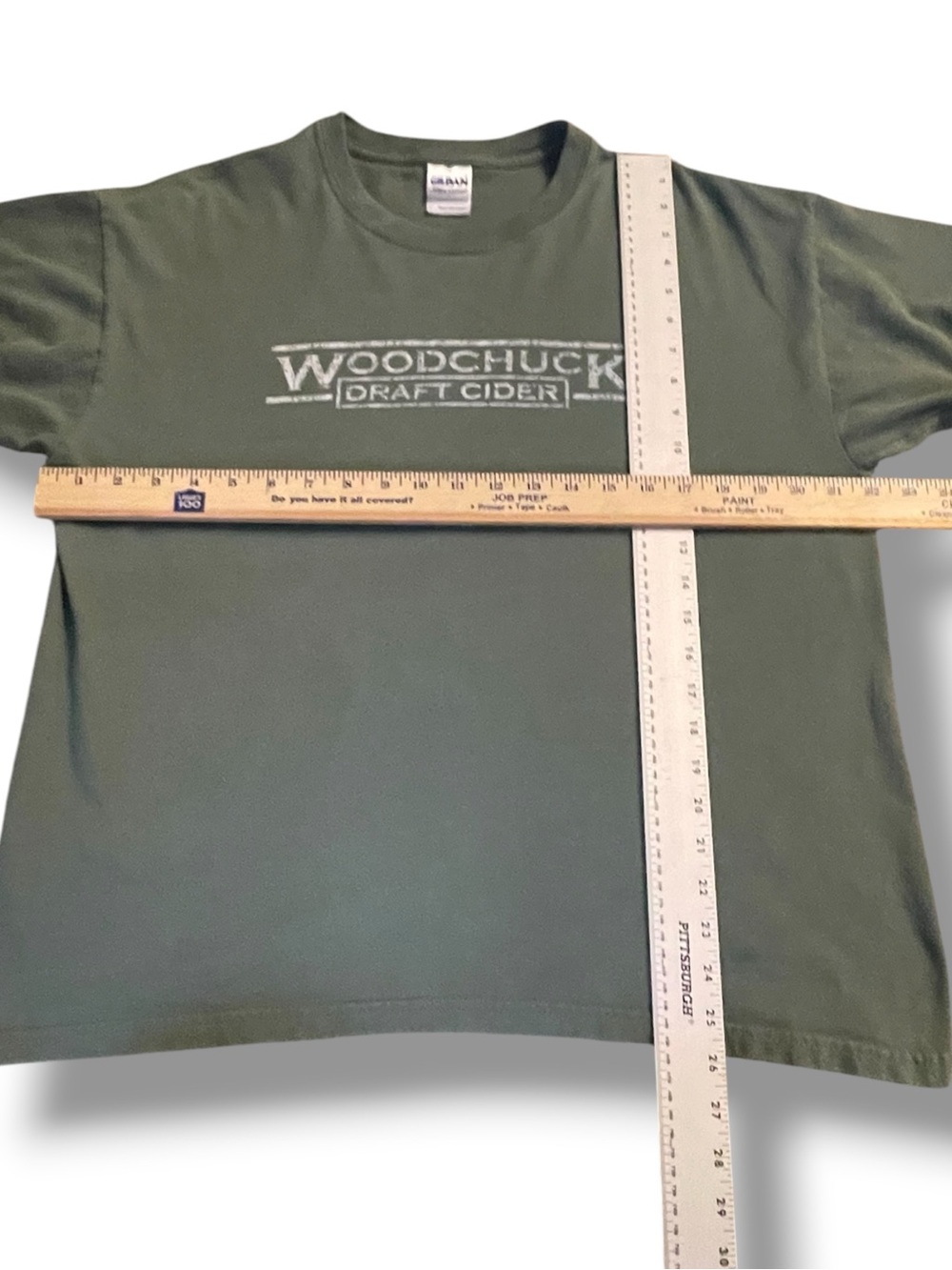 Woodchuck Draft Cider Logo T-Shirt - Green - Men's Large - Picture 8 of 8
